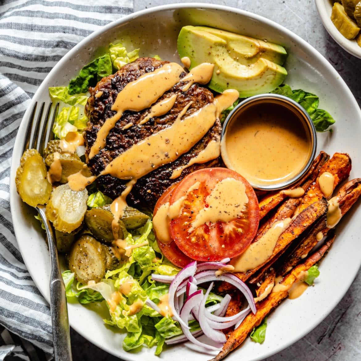 Burger bowl
