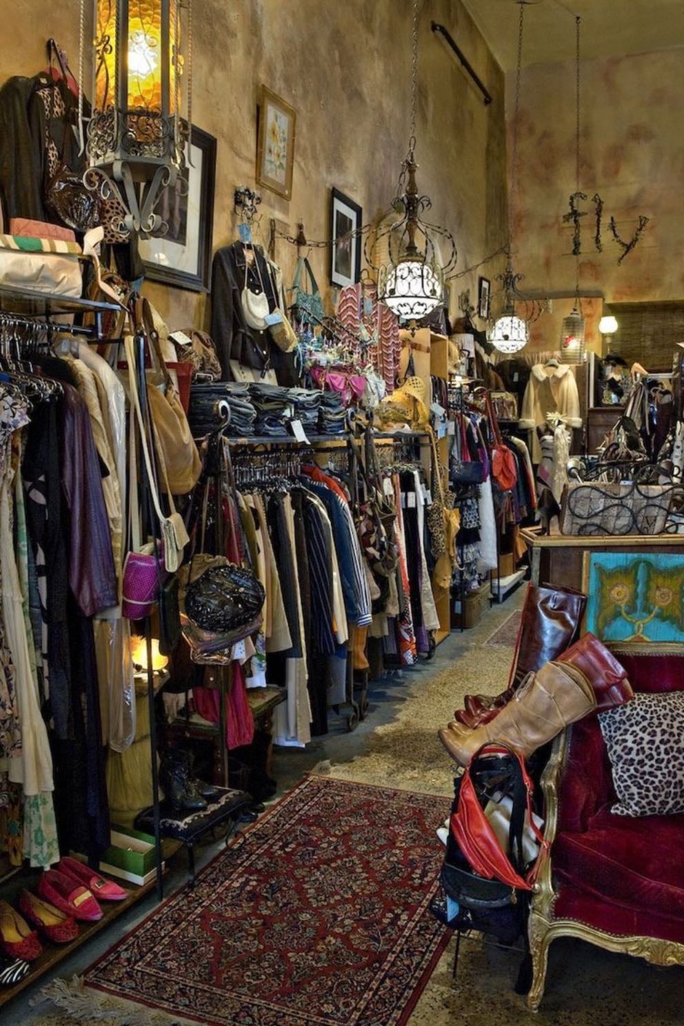 She mainly thrifts her clothes - She also goes thrift stores like every week