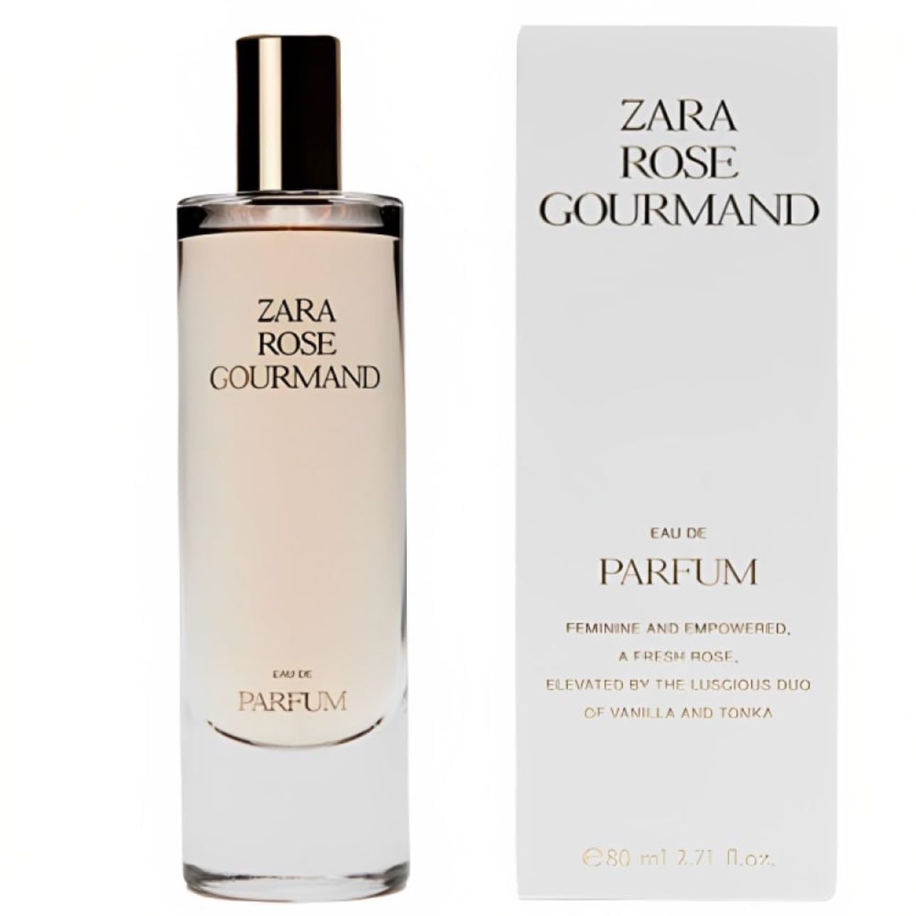 Rose Gourmand Zara - Mucha vainilla y rosas