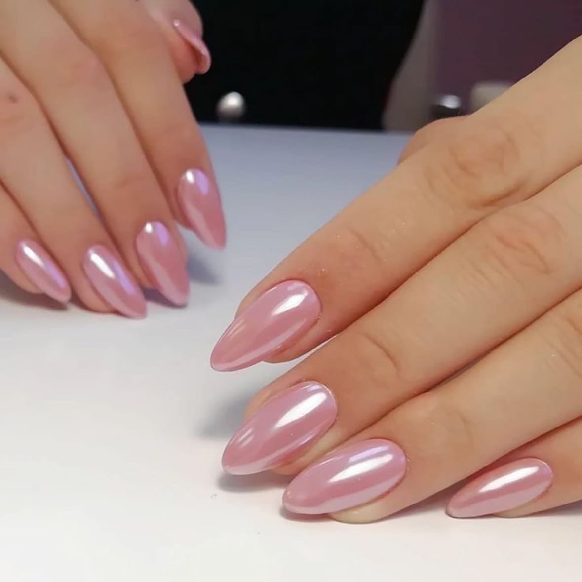 Pink glazed