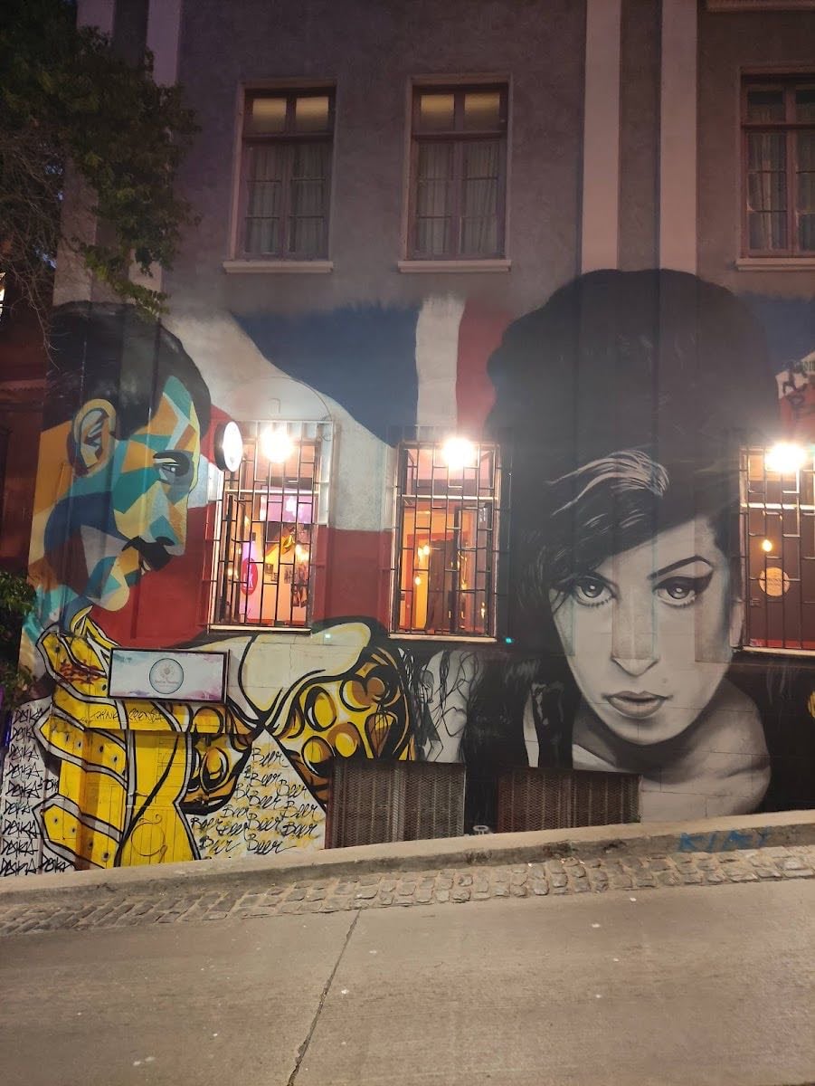 Amy Winehouse & Freddie Mercury mural