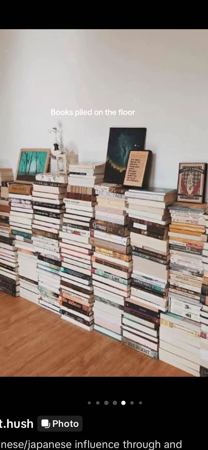 Piles of books