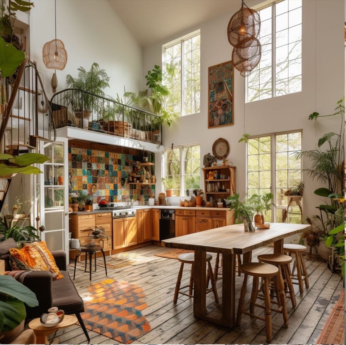 Ceiling height kitchen