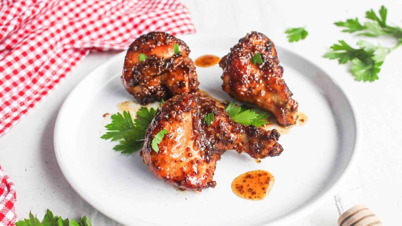 Sweet, Spicy, and Tangy: Hot Honey Chicken Wings with Mustard! - Little Bit Recipes