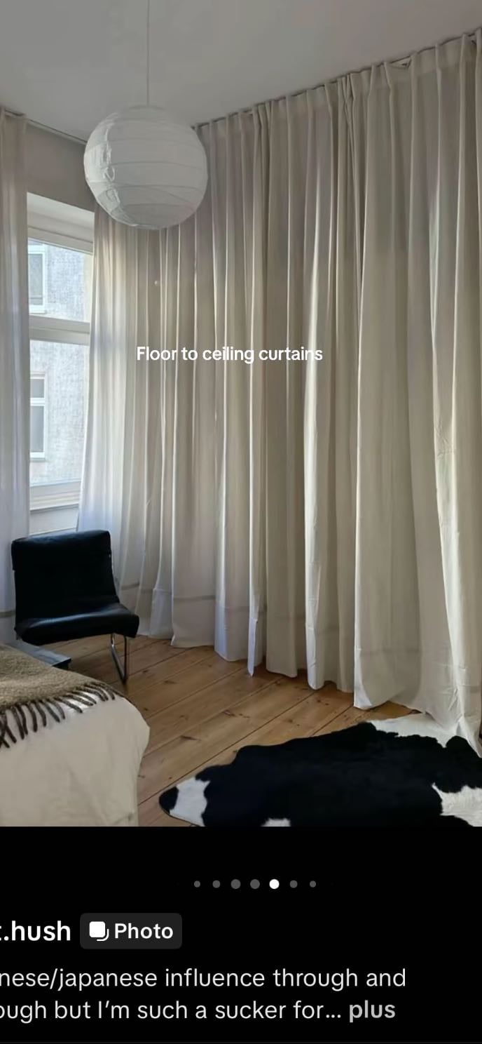 Ceiling curtains