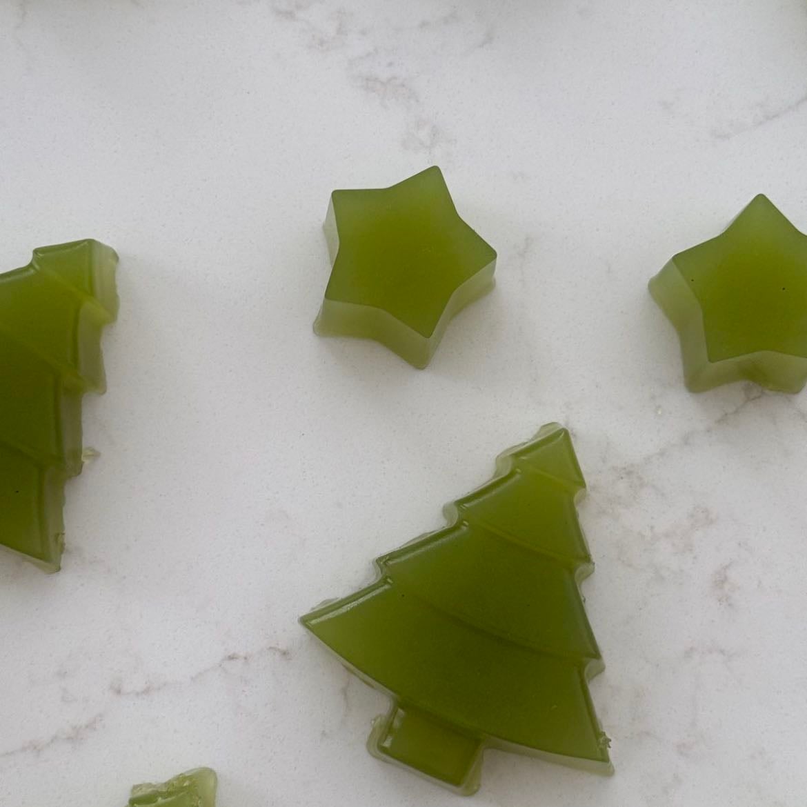 Green tea jellies