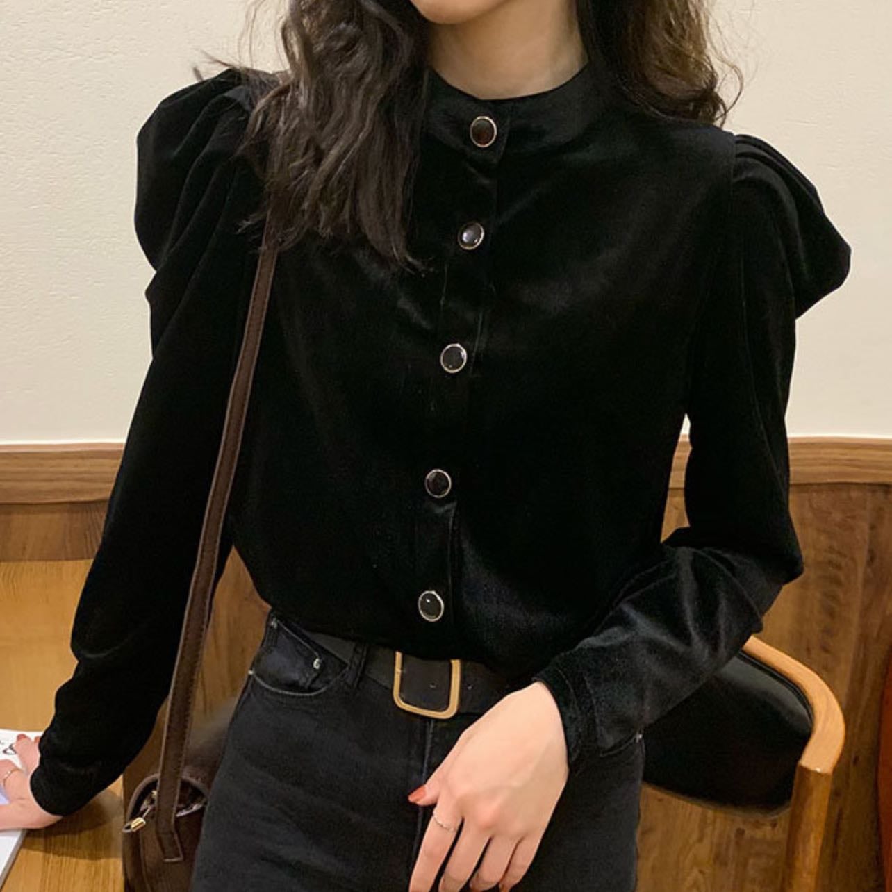 blouse épaulettes