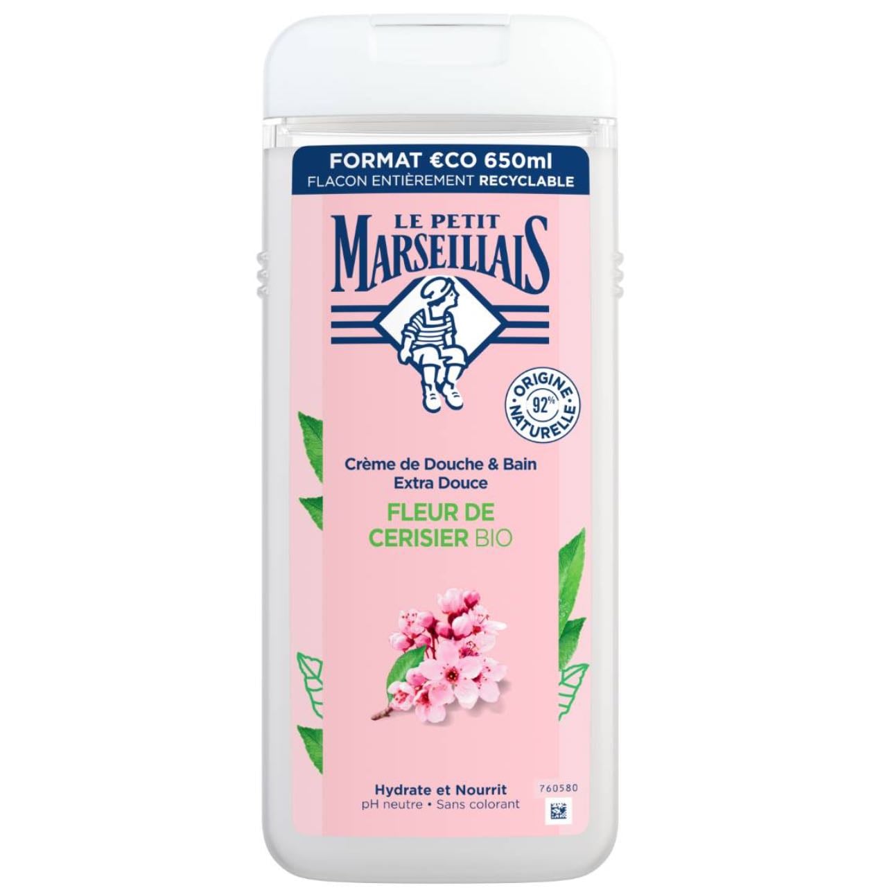 crémé douche, fleur de cerisier, Le petit marseillais