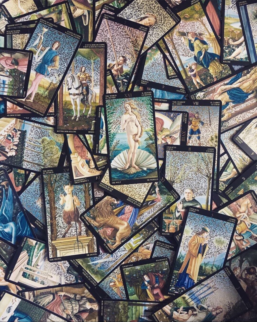 Golden Boticelli Tarot