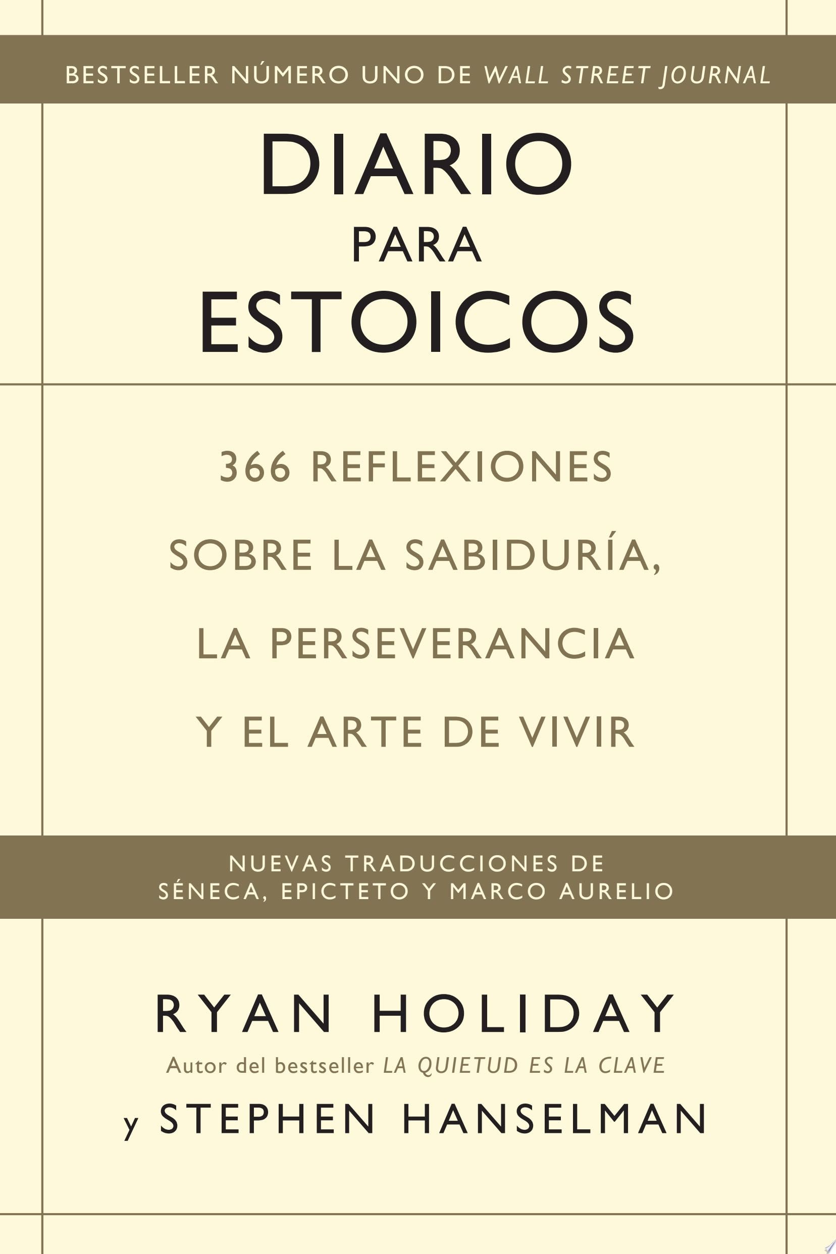 Diario para estoicos - Ryan Holiday · 2020