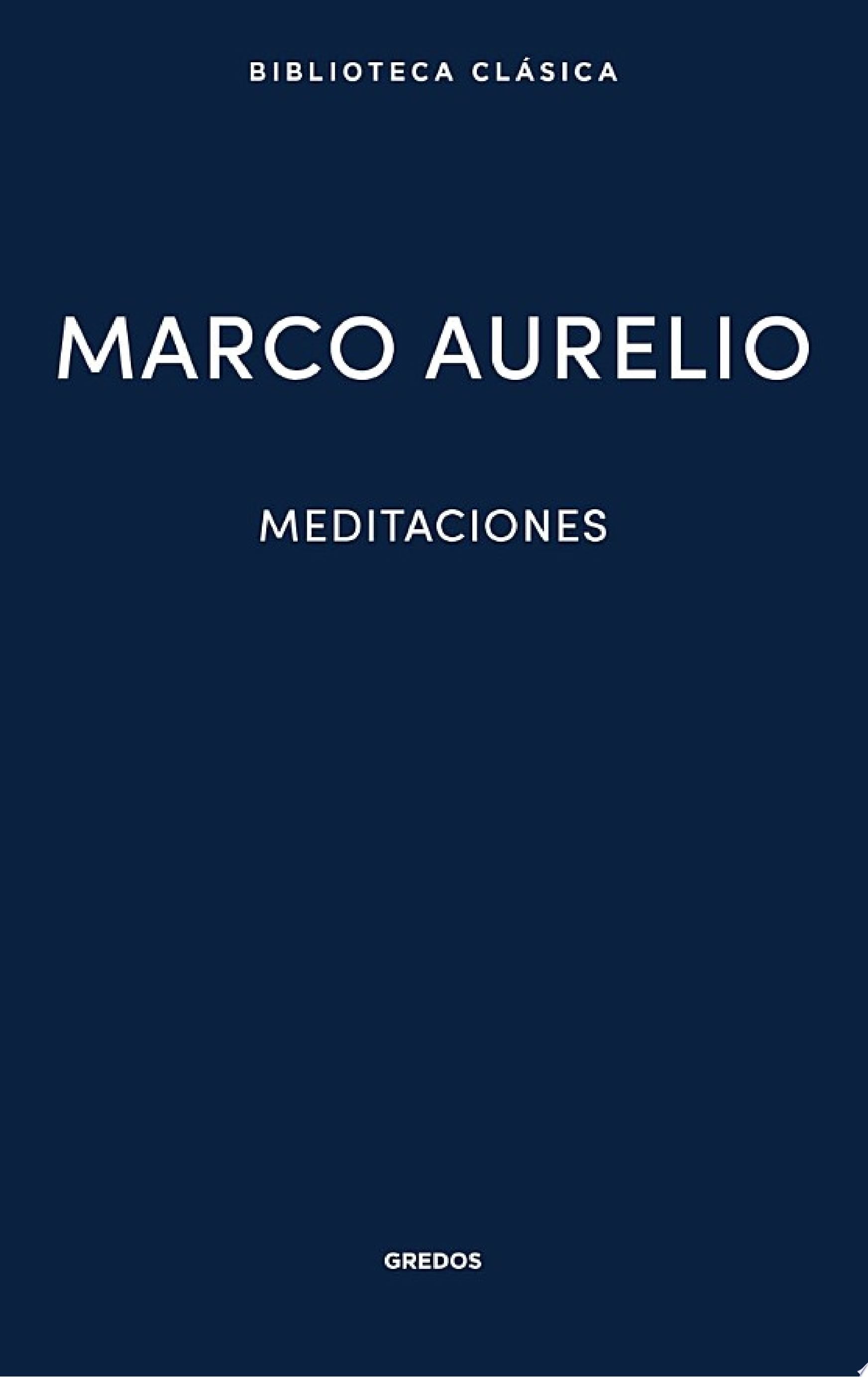 Meditaciones - Marco Aurelio · 2019