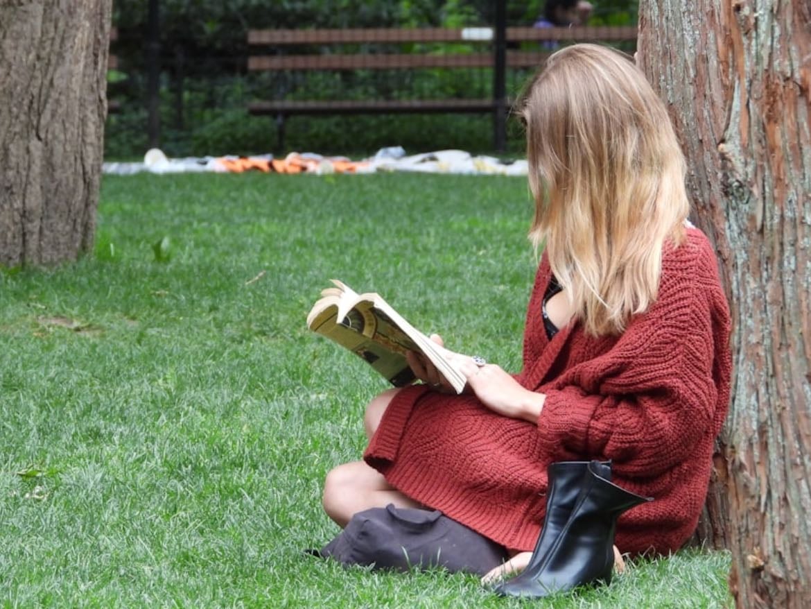 ir a leer al jardín botánico