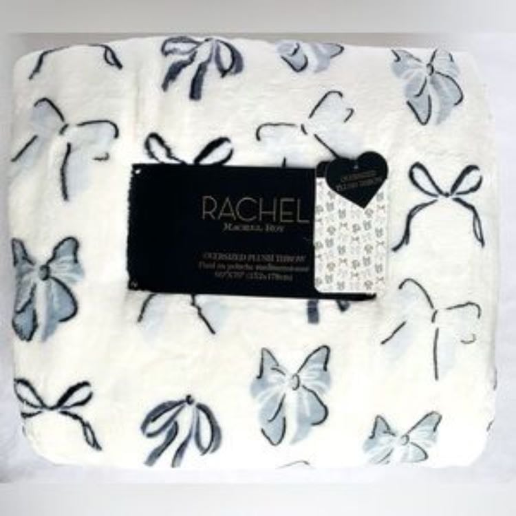 rachel roy bow blanket