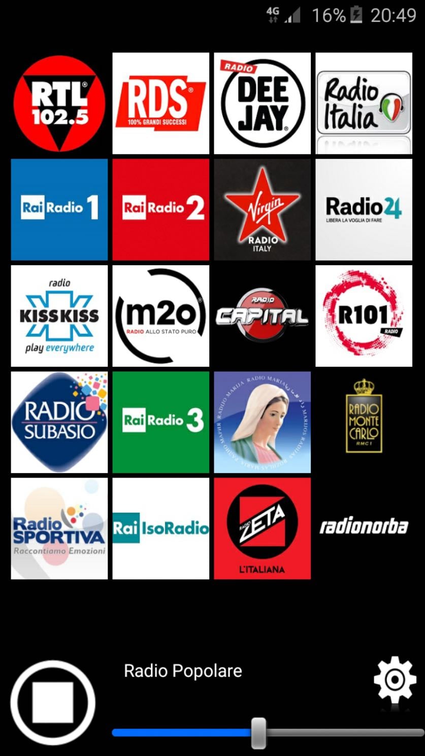 Italian radios app - all real stations I’ve listened in the car in Italy!!