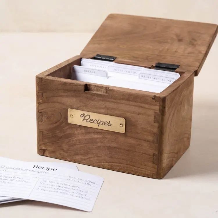 recipe box