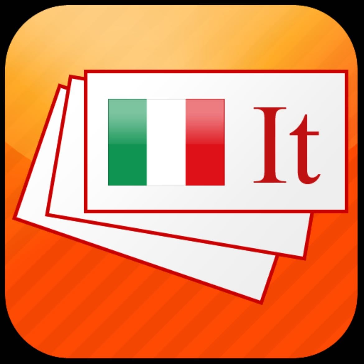 Italian flashcards app - Let’s you hear and speak back!