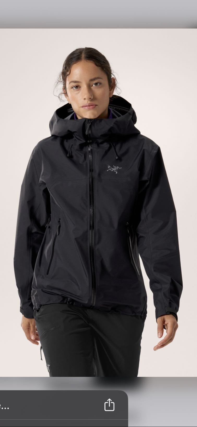 shell - arcteryx beta sl black