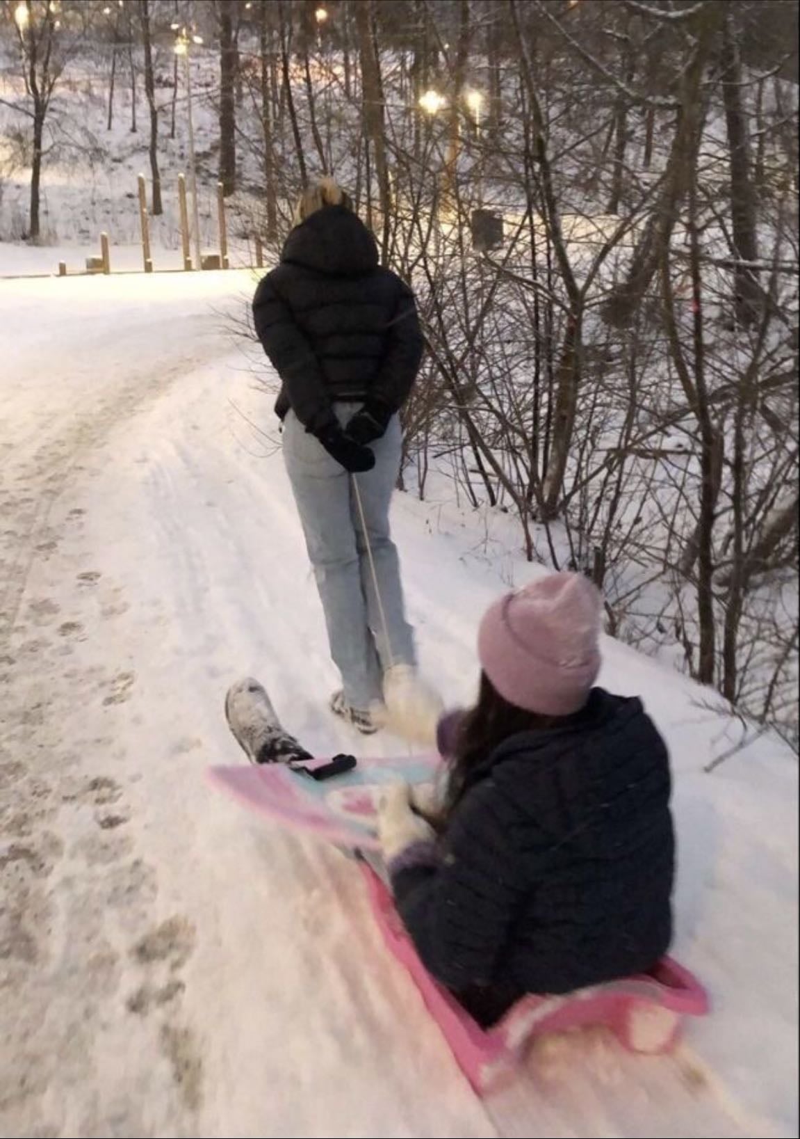 go sledding