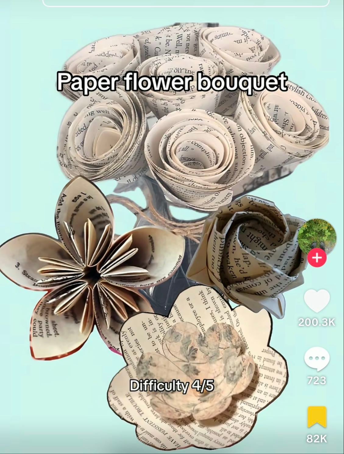 Paper flowers