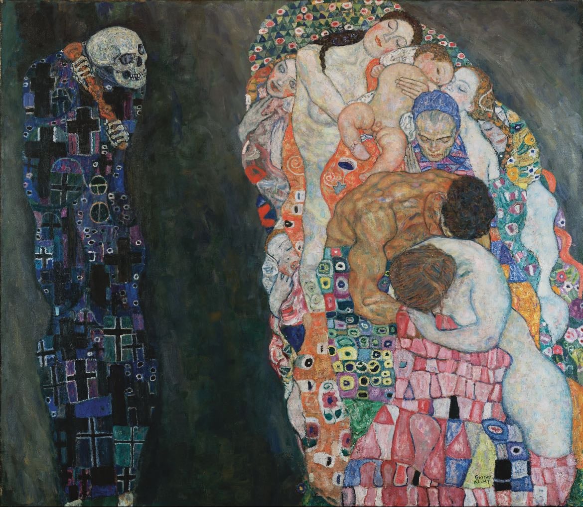 Life and Death - Gustav Klimt