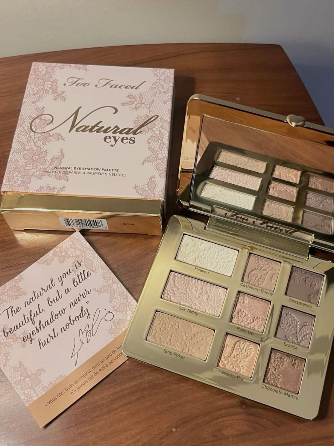 natural eyes palette - has been in my wish list since forever