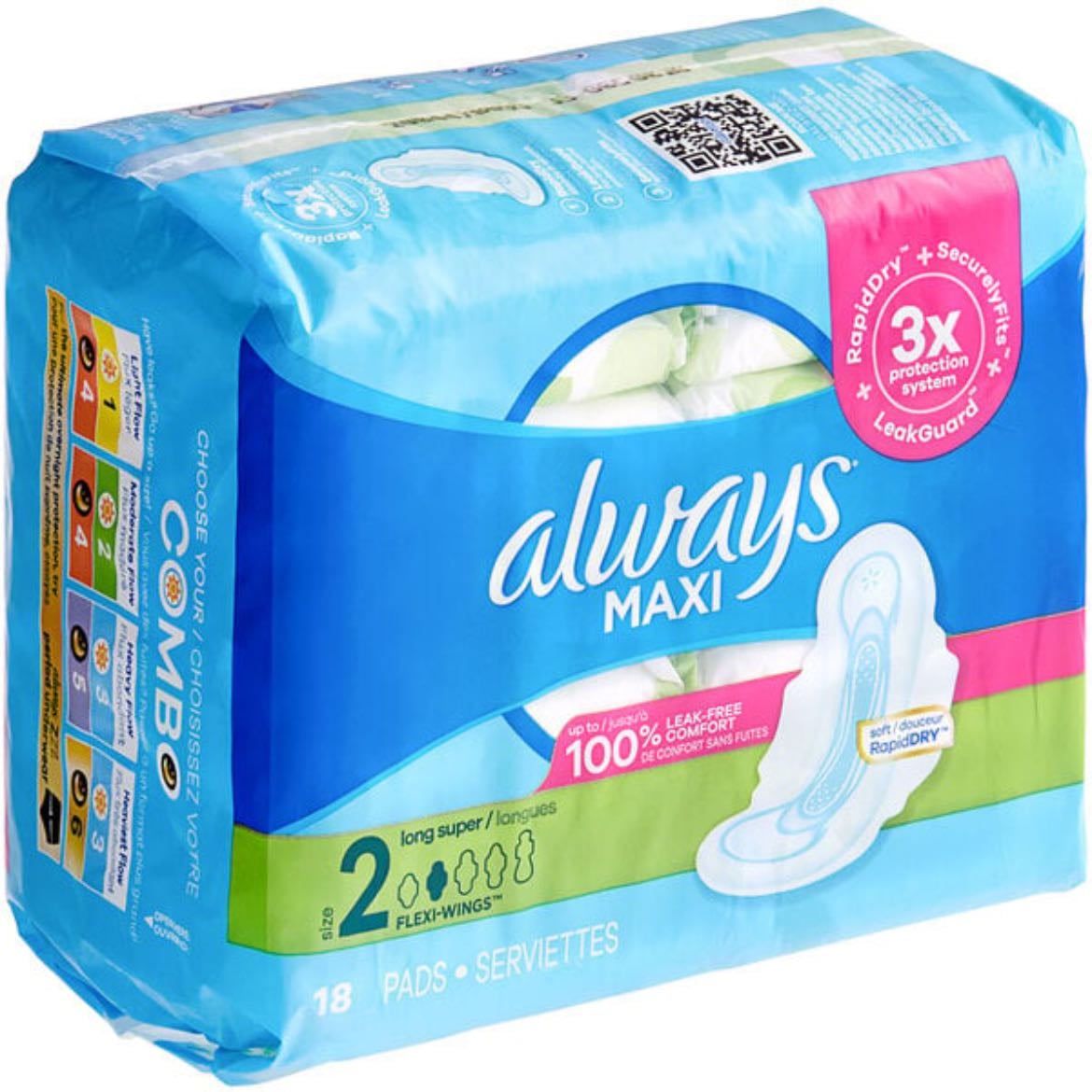 Menstrual pads