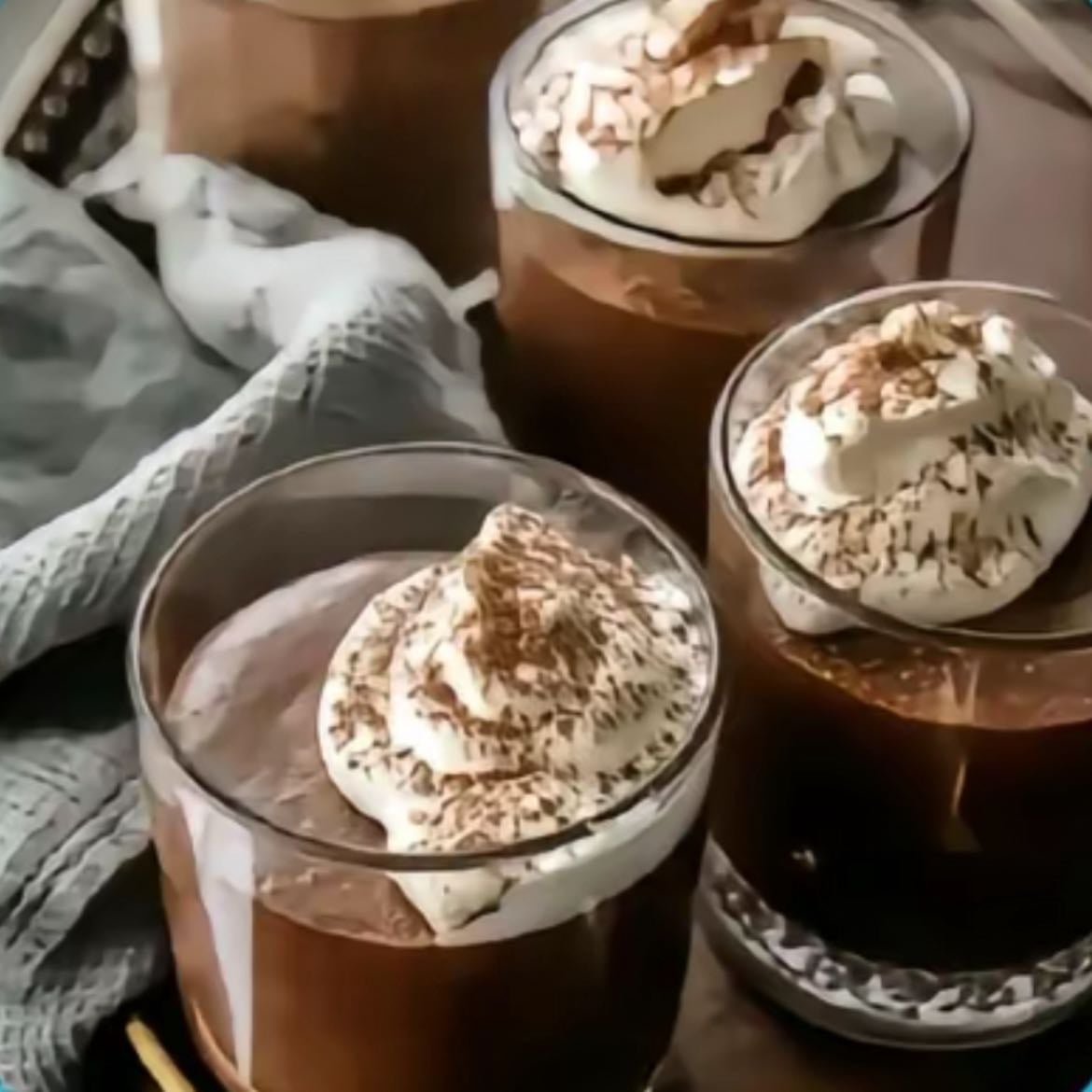 Chocolate mousse - Recipe from tiktok: @reposteras_sinlimites