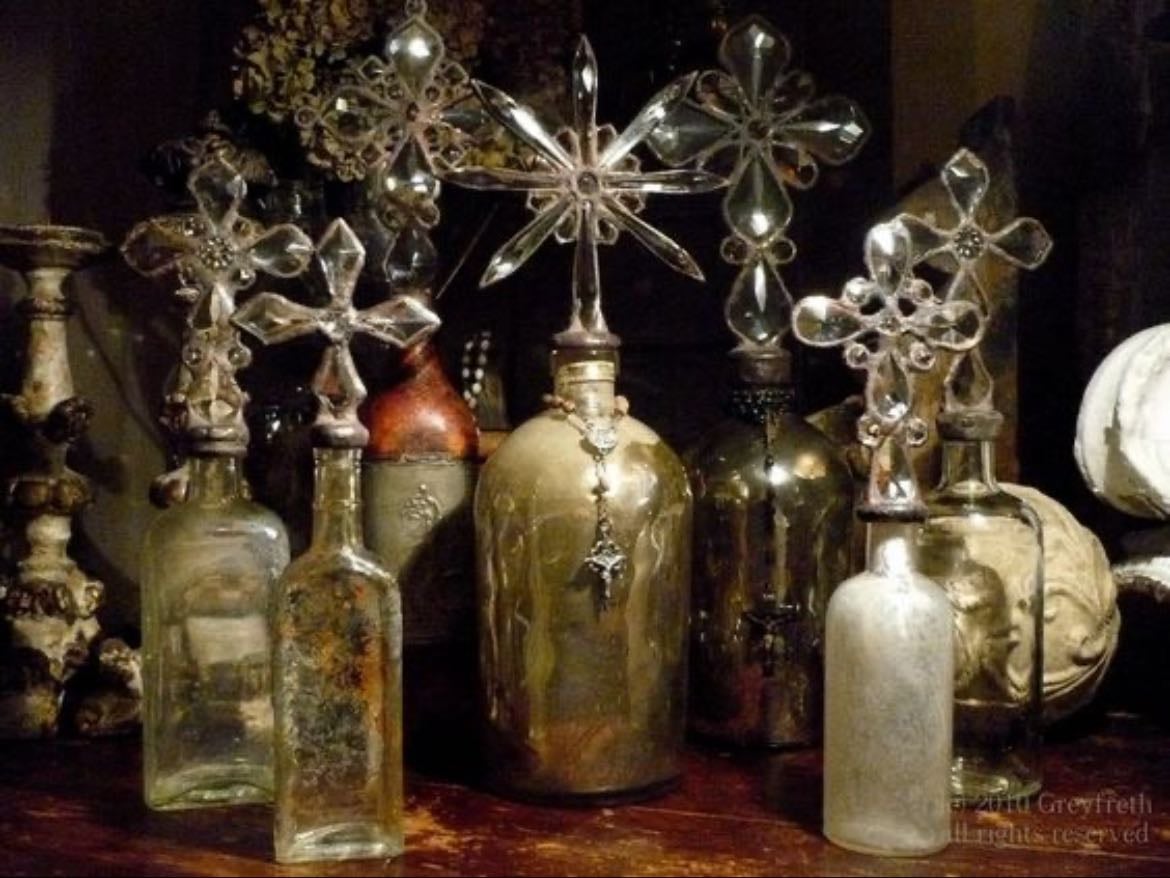 bottles! - i will fill them with strange liquids...