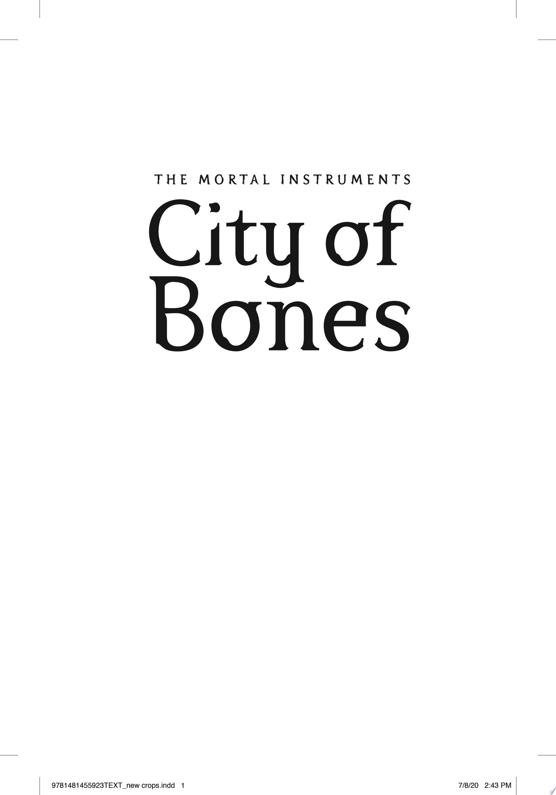 City of Bones - Cassandra Clare