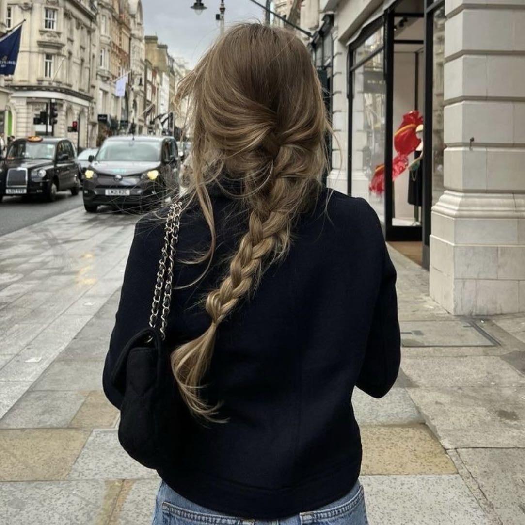 French messy braids
