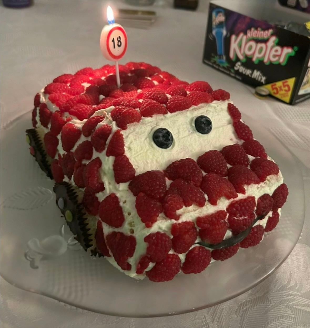 Pastel del rayo McQueen