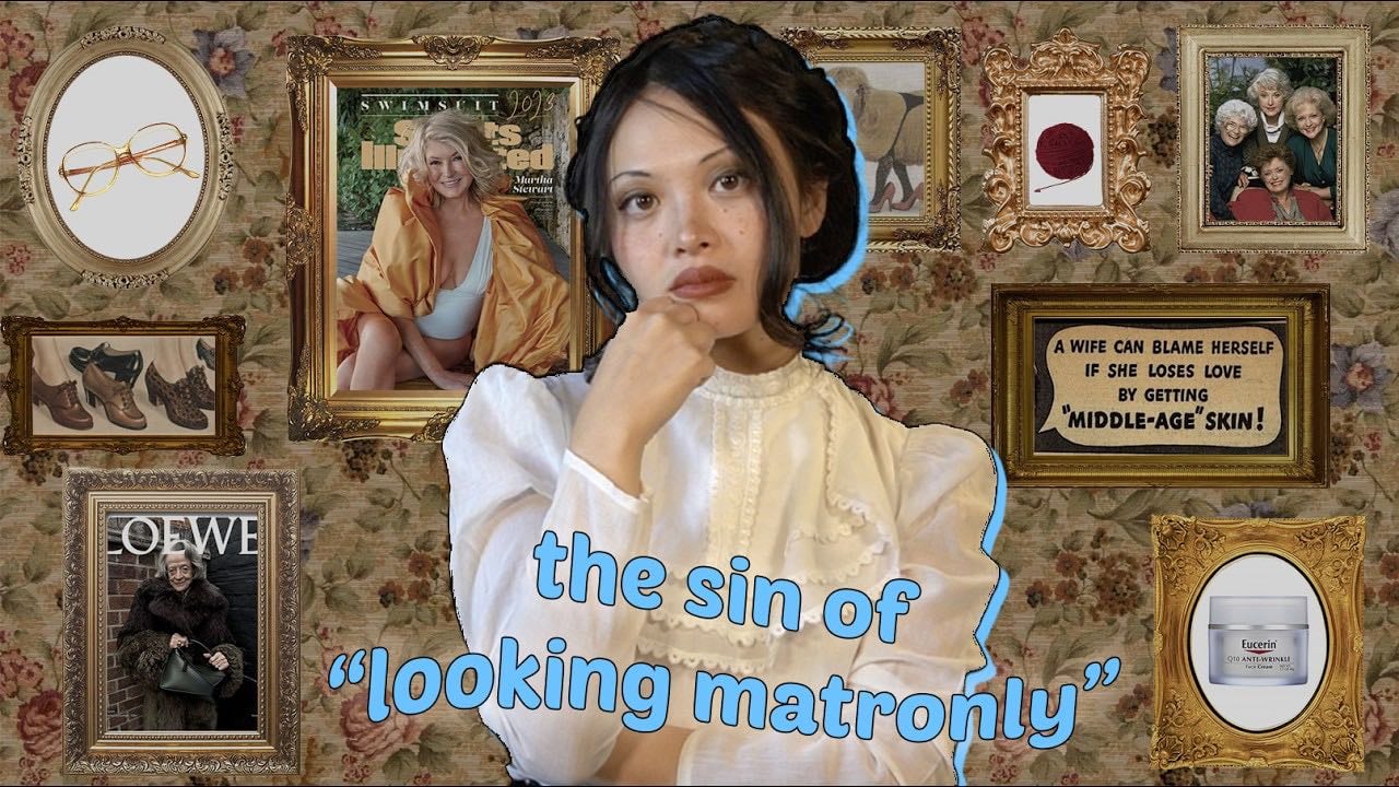 the fashion industry hates older women - YouTube