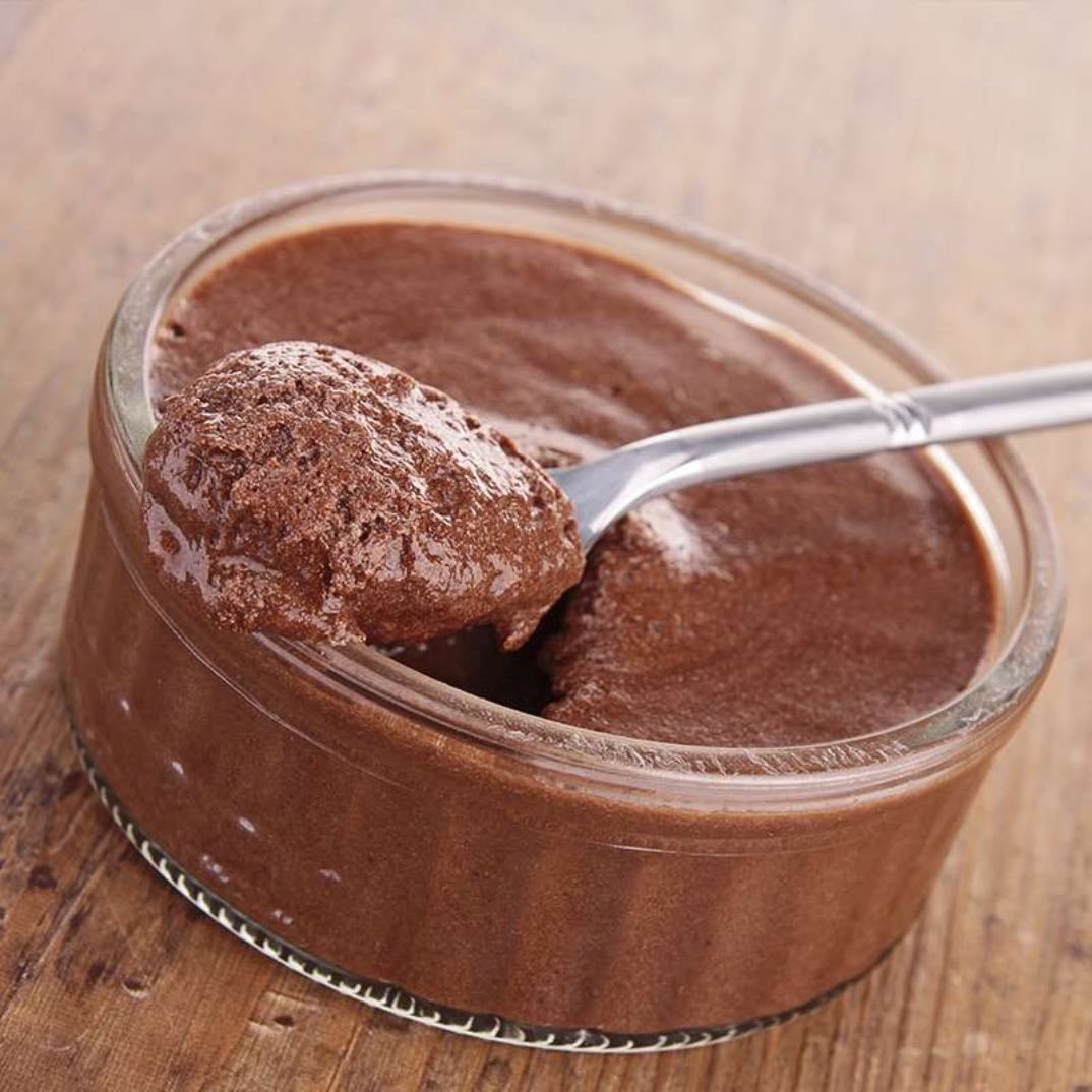 Mousse de chocolate - 210kcal, 16gp, 8.5gc, 16gg, 4gf