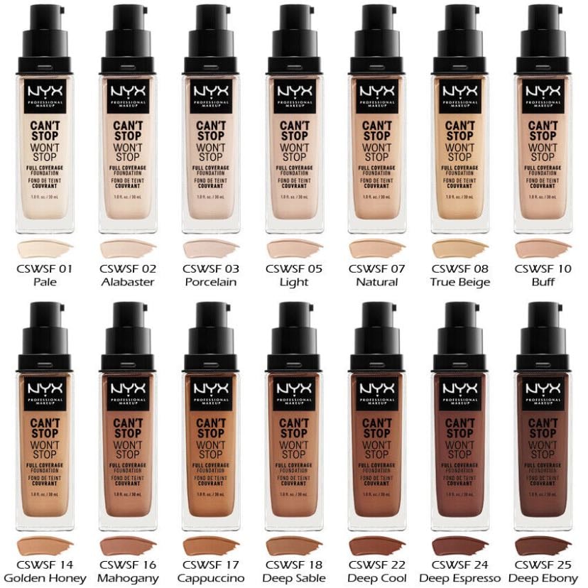 Can’t stop foundation - Nyx