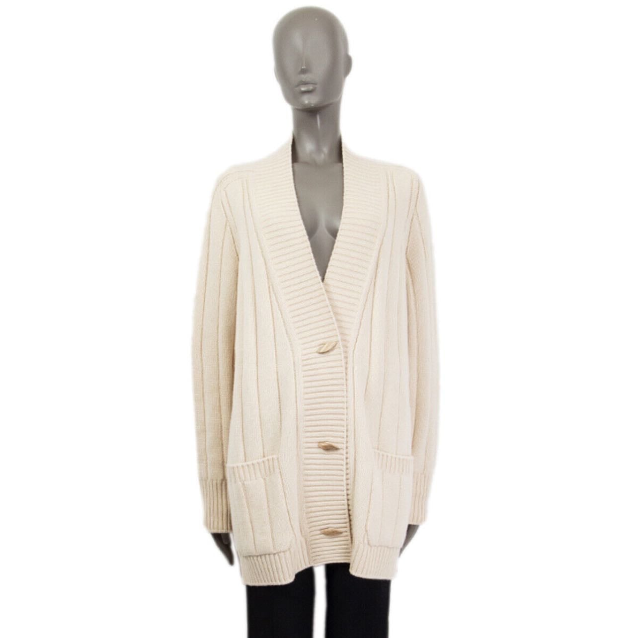 Gros gilet beige