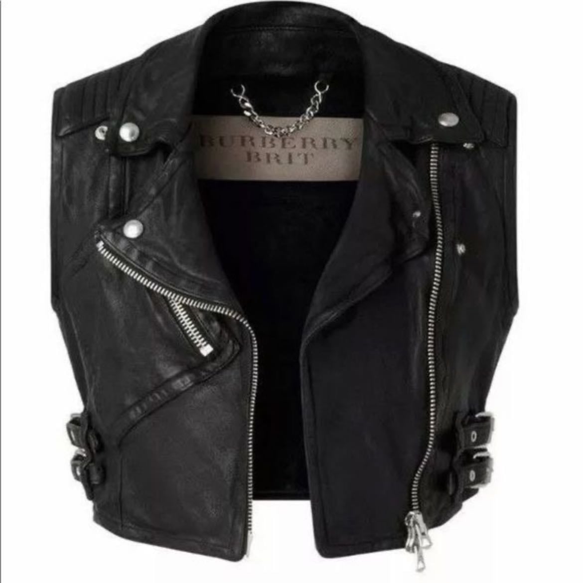 SHEIN - Black leather vest