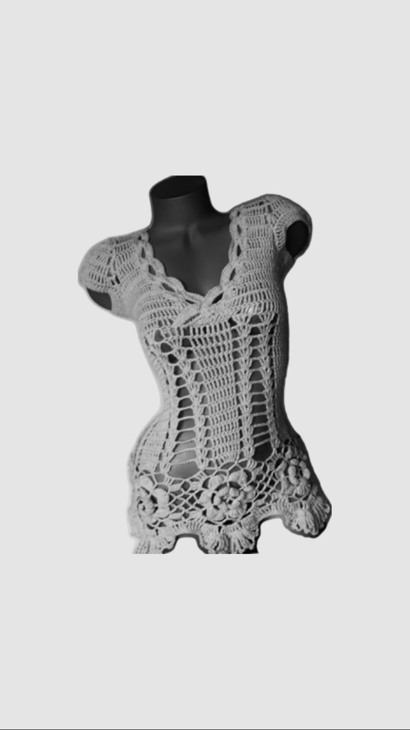 Knit/lace tops