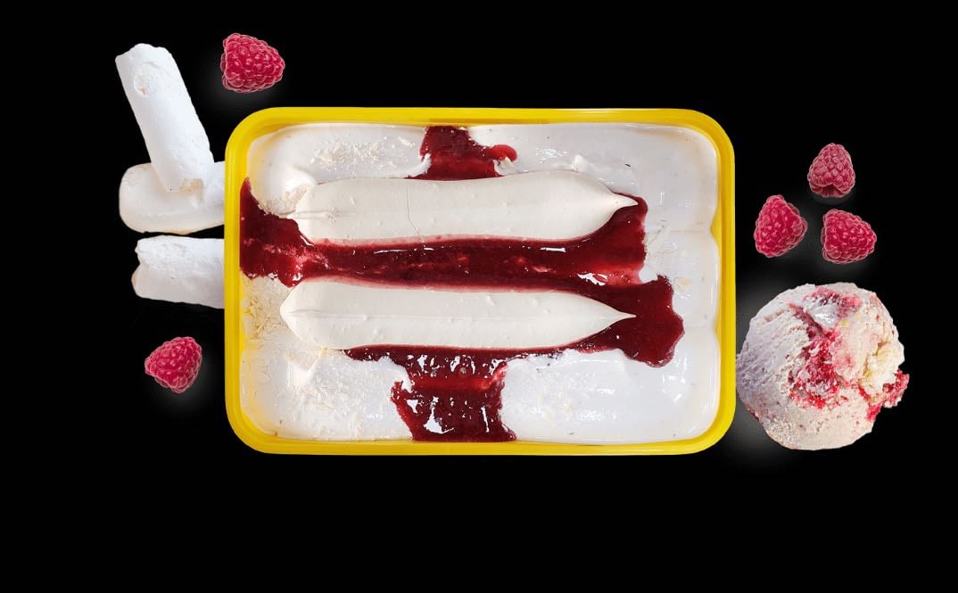 Frambuesa a la crema - Con chocolate blanco