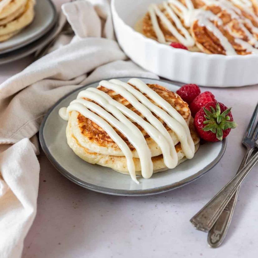 Cinnamon Roll Pancakes