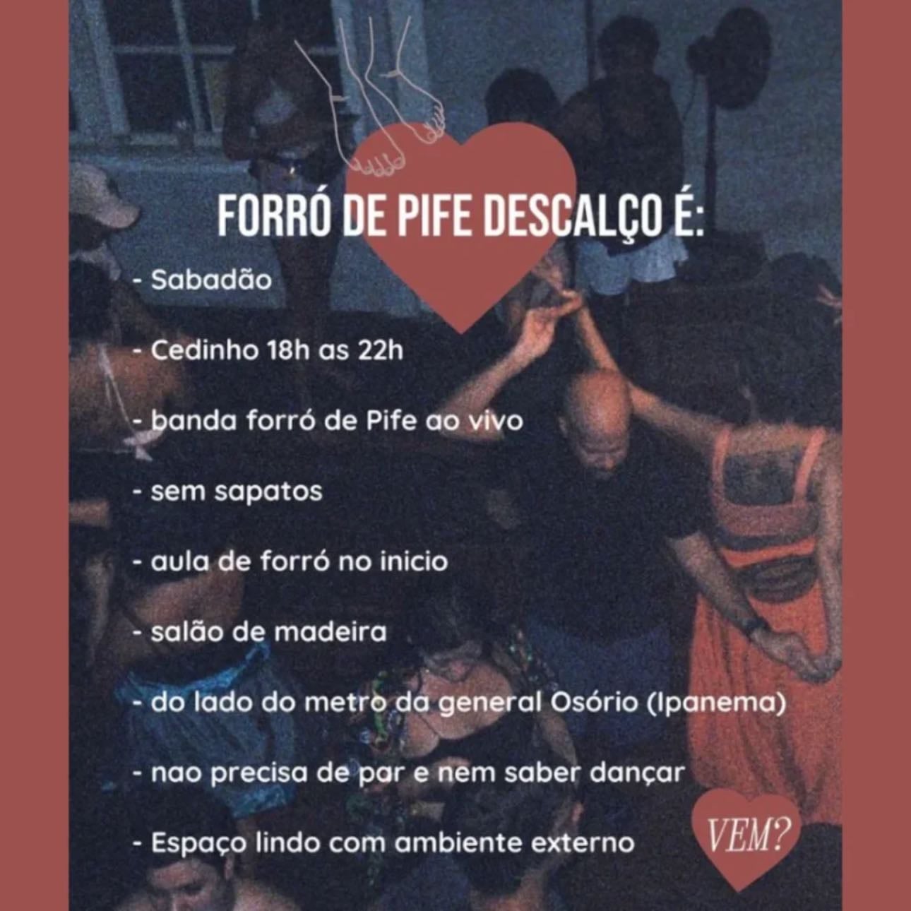 Forró de pife descalço - General Osório