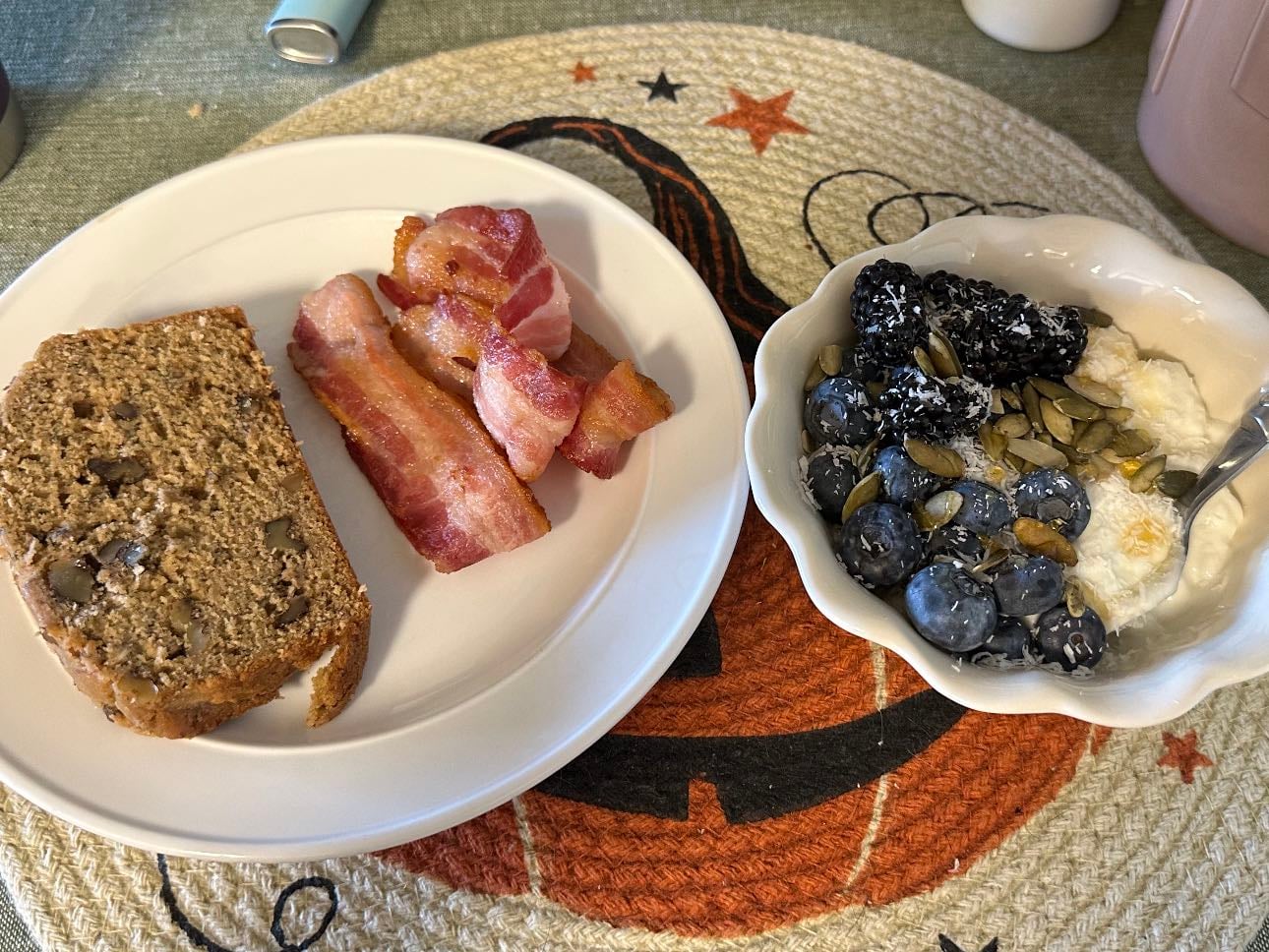 Made breakfast with Luke :3
