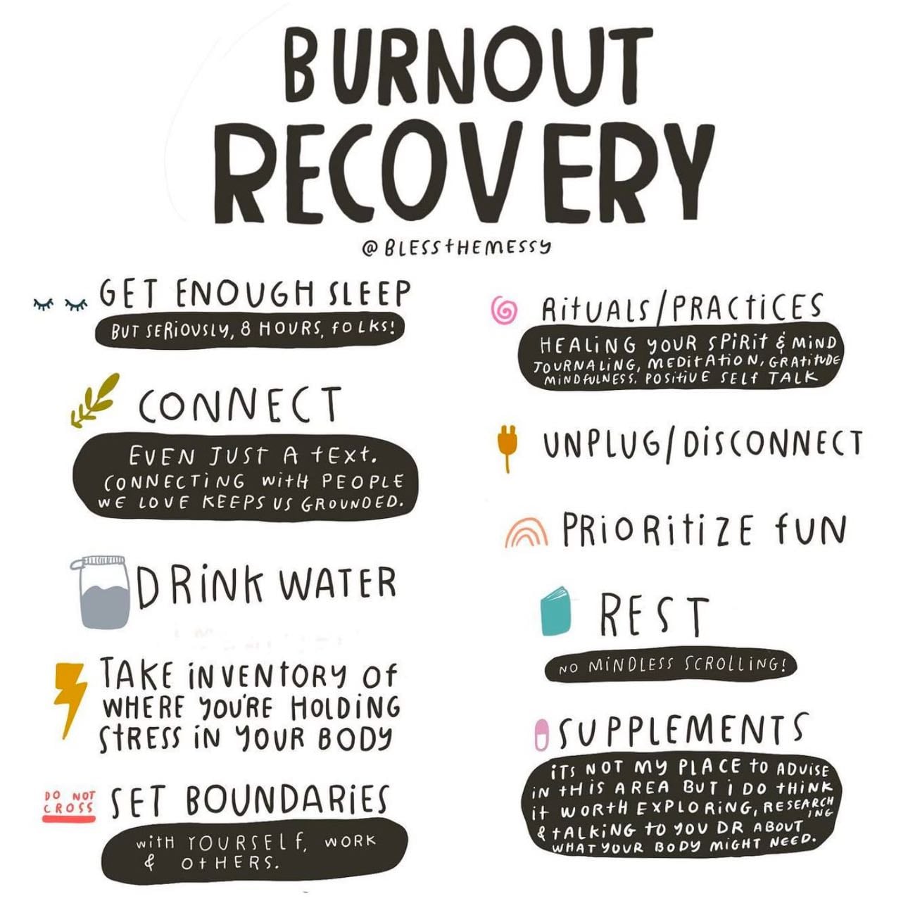 Burnout recovery