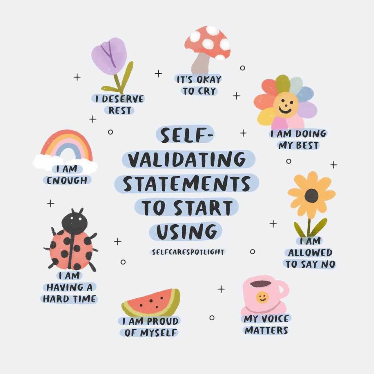 Self-validating statements