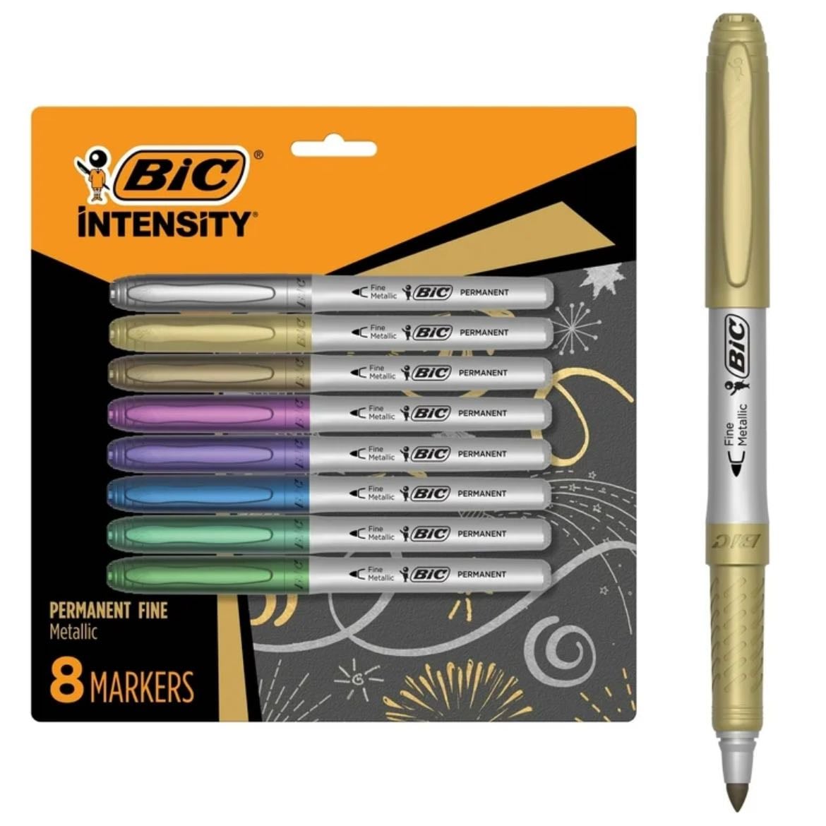 metallic markers