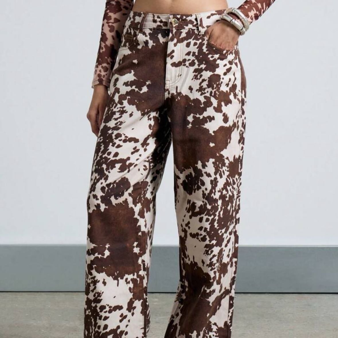 Jeans cow print - AiiRZ