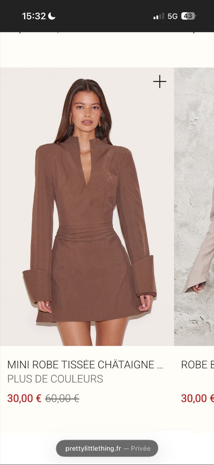 Robe marron
