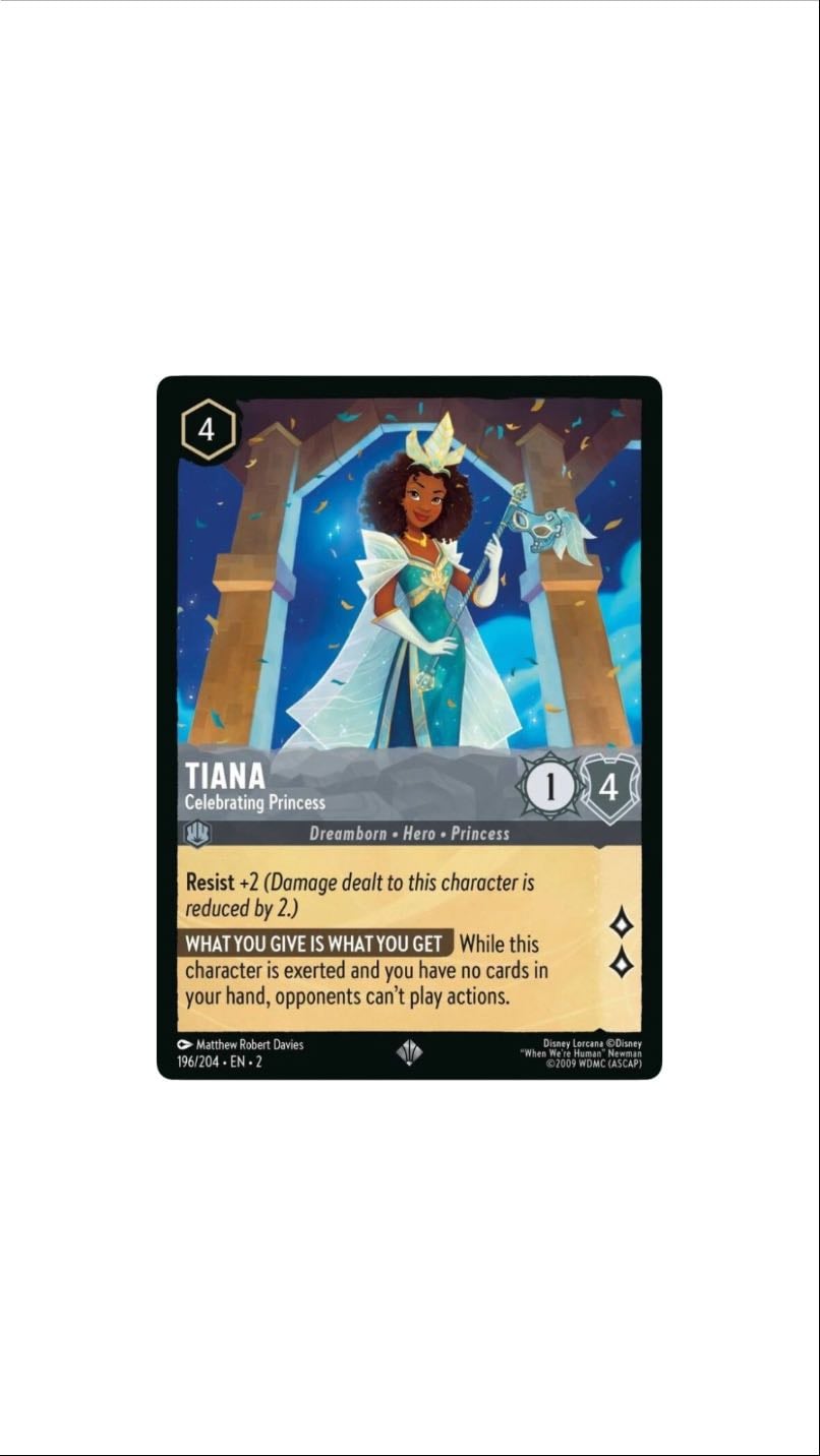 tiana - celebrating princess 196/204