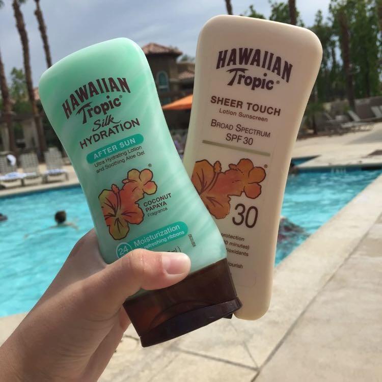 Body sunscreen - So cute, great smell and leaves glitter