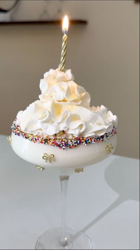 Birthday cake drinks