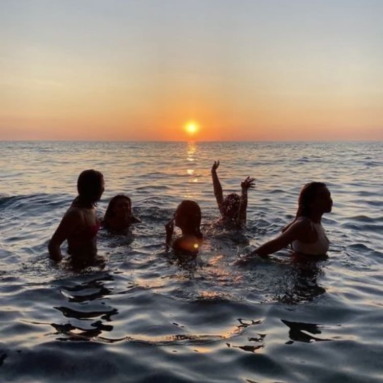 Beach with friends